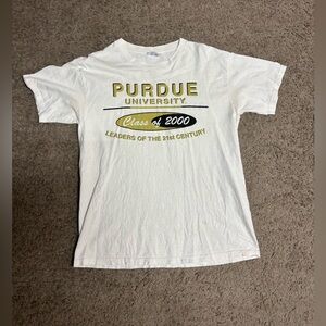 Champion White and Gold Graphic Tee